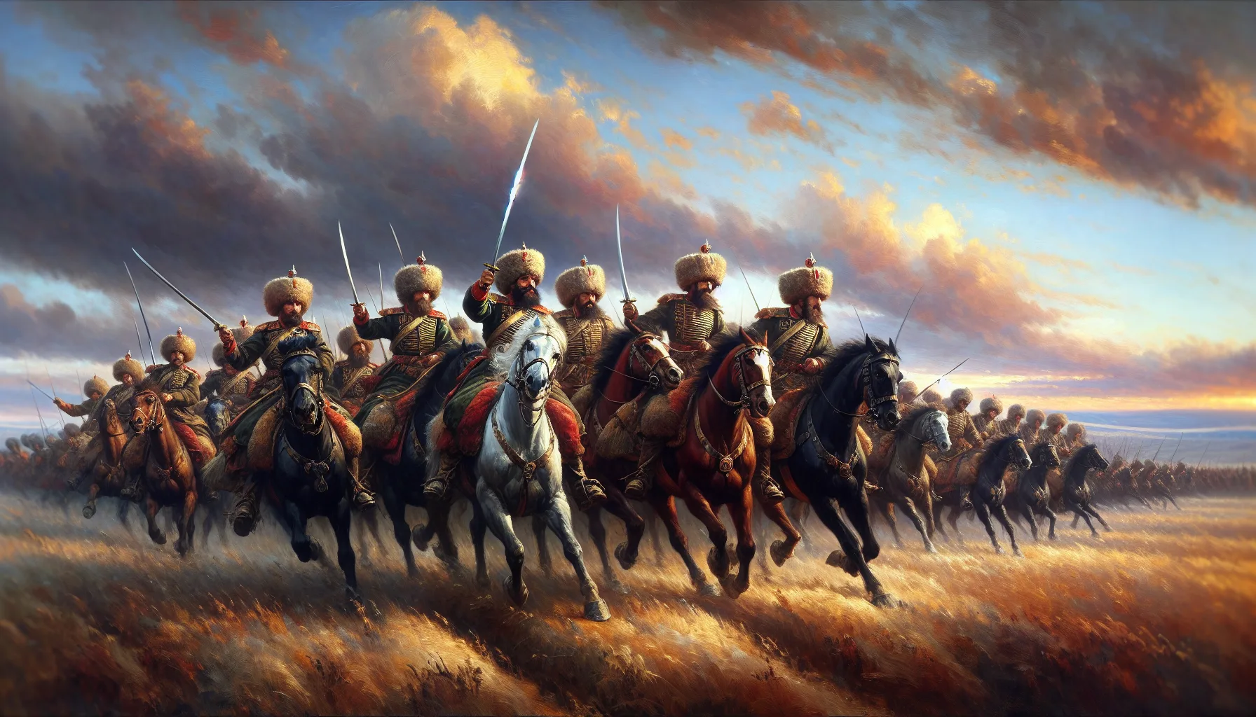 Les Cosaques, guerriers legendaires des steppes russes