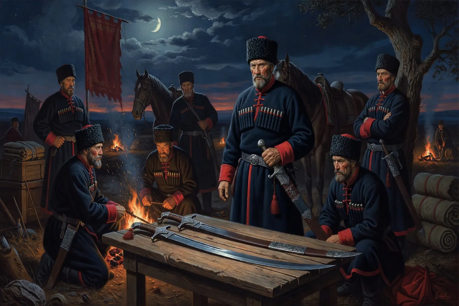 La chachka, sabre cosaque : histoire et symbole