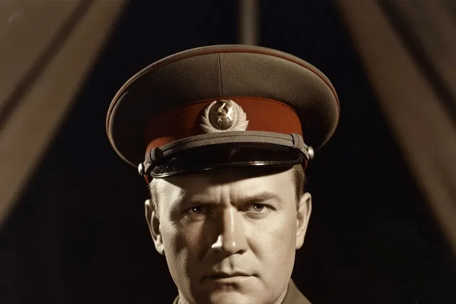 Marechal Gueorgui Joukov, en grande tenue militaire avec ses decorations