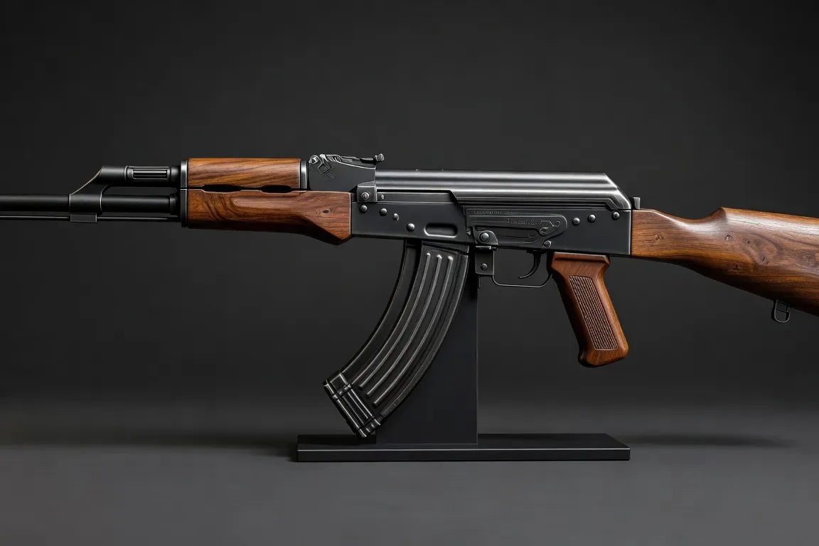Kalachnikov AK-47, fusil d'assaut russe emblematique